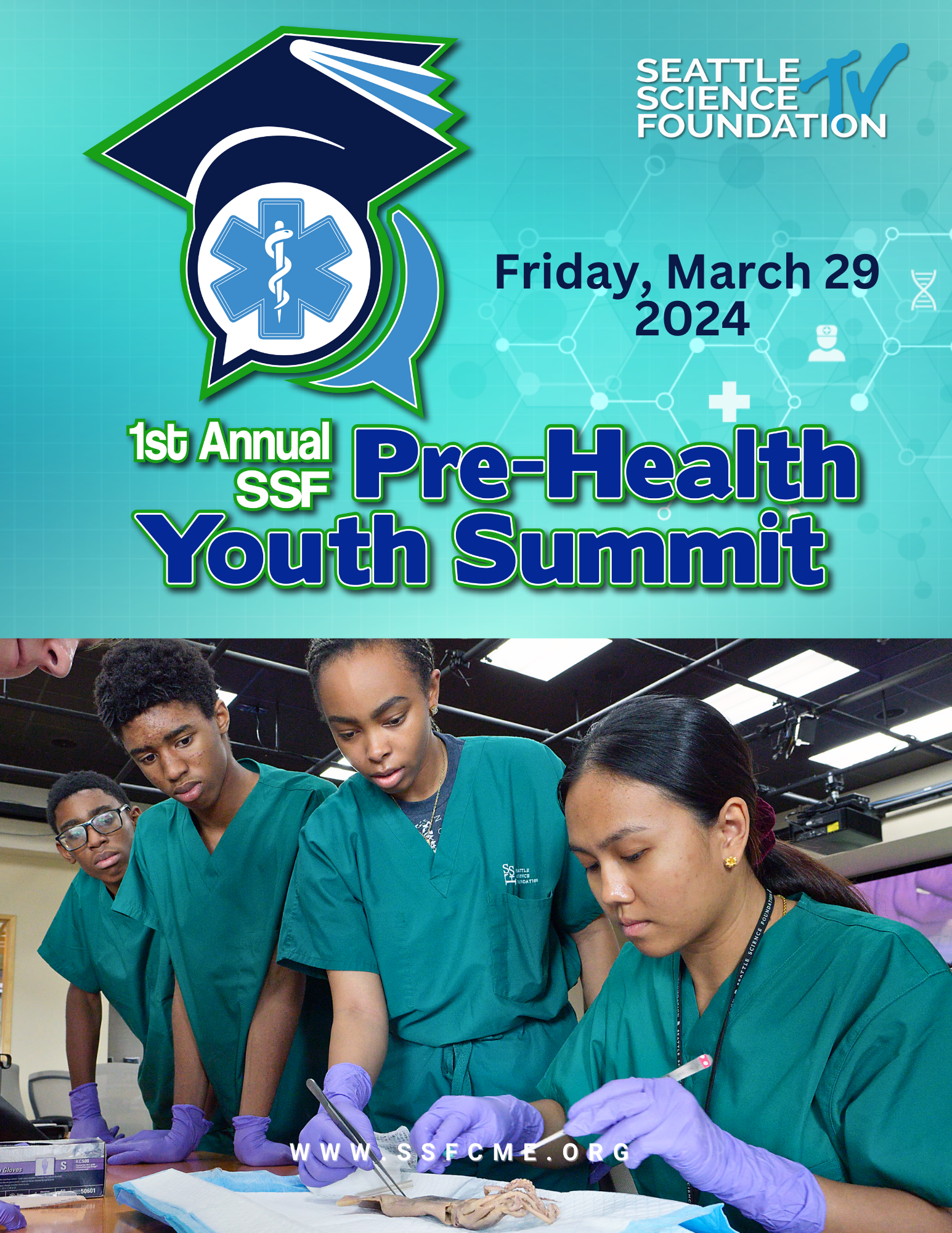 1st Annual Pre-Health Youth Summit 2024 Banner